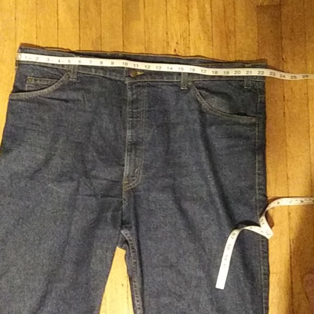 Vintage Levi's two horse patch jeans 44X34 USA made - Picture 10 of 12